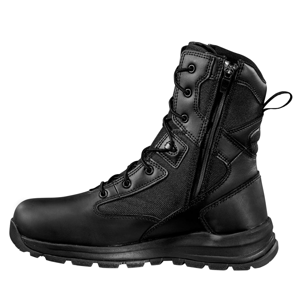 Gilmore waterproof 8" side zip nano toe boot