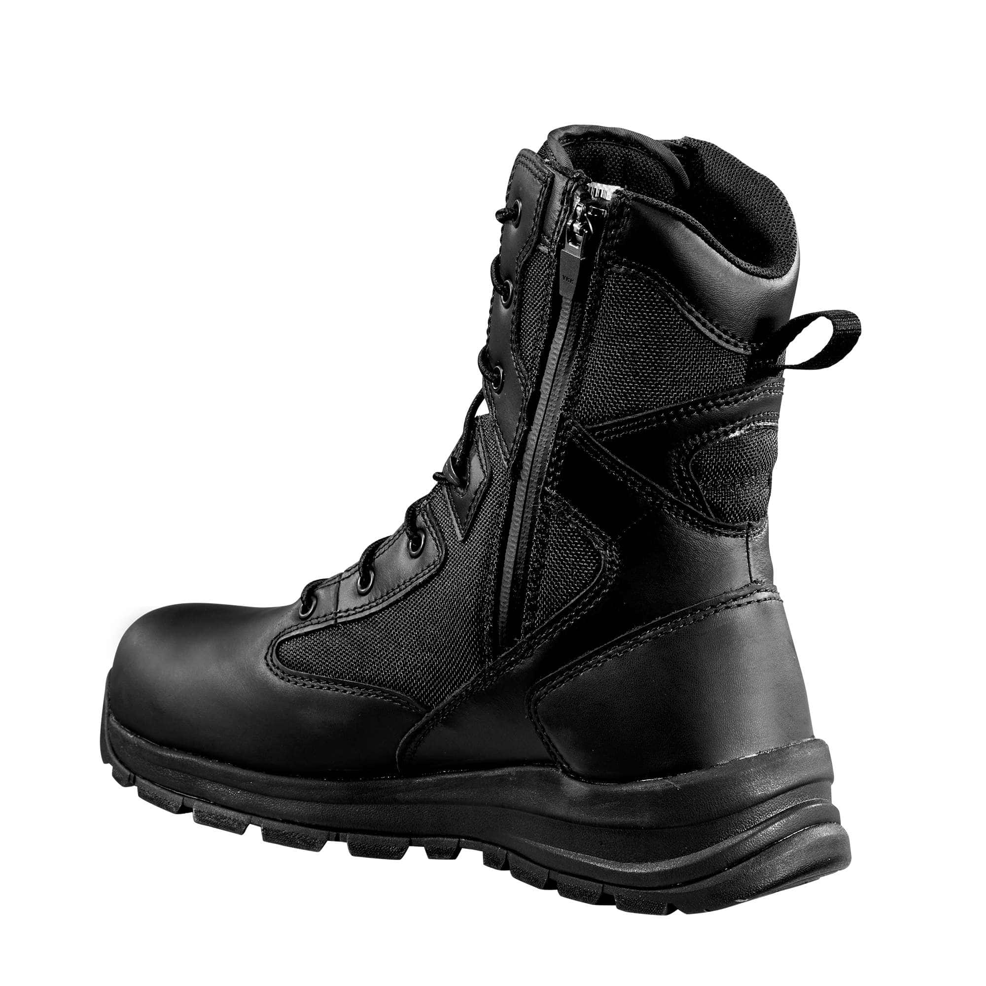 Gilmore waterproof 8" side zip nano toe boot