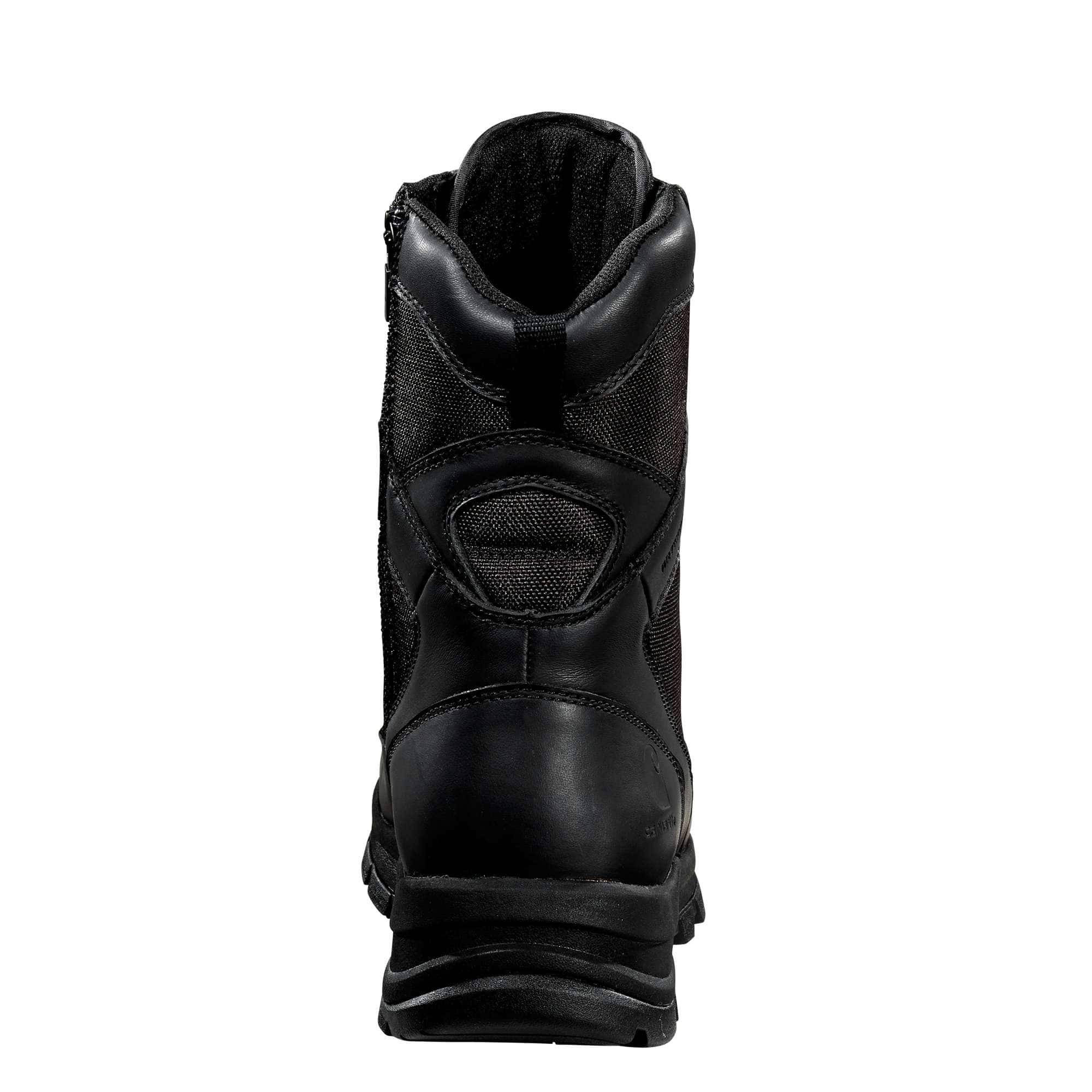 Gilmore waterproof 8" side zip nano toe boot