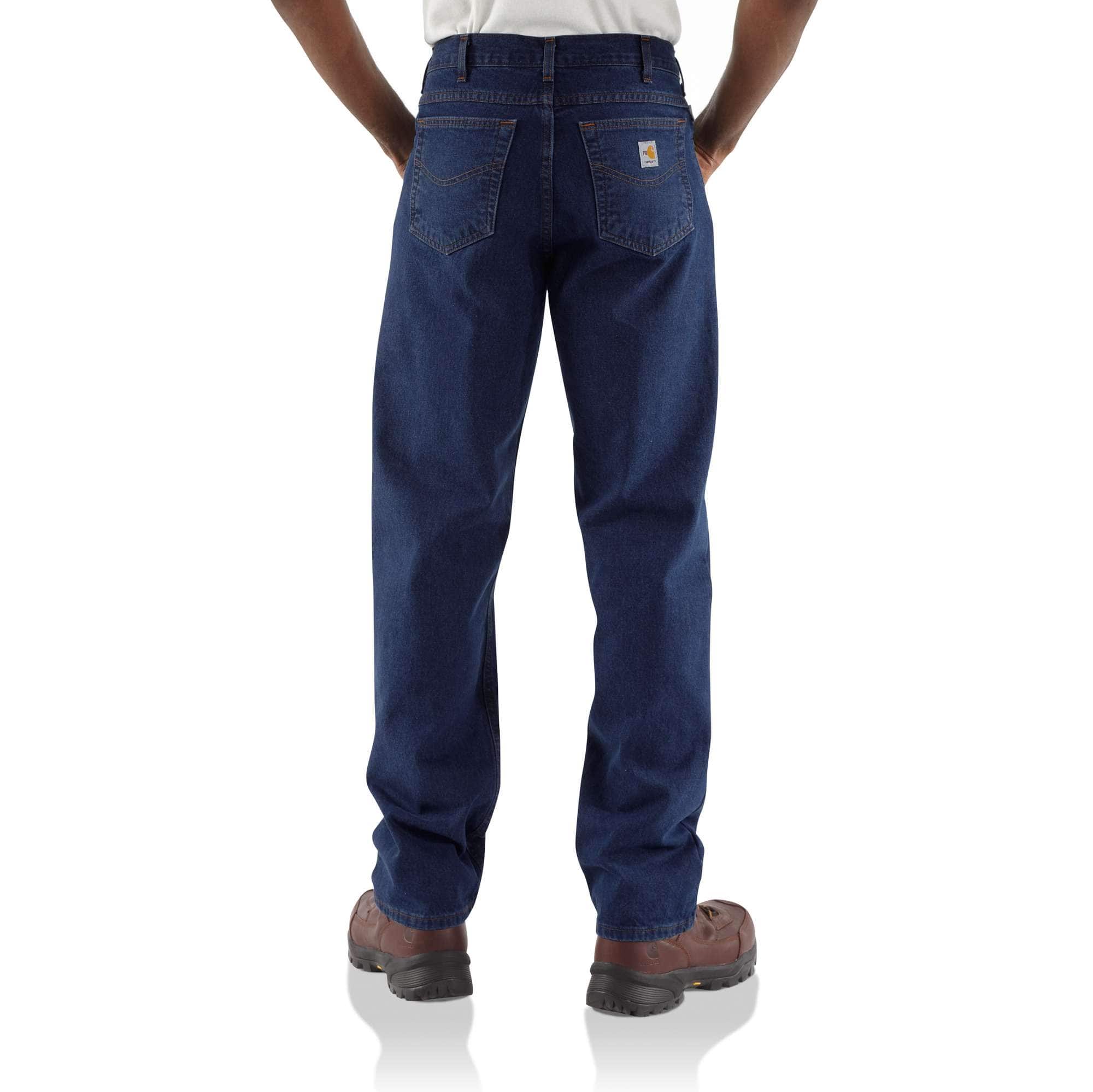 Men's flame resistant relaxed fit 5-pocket jeans 