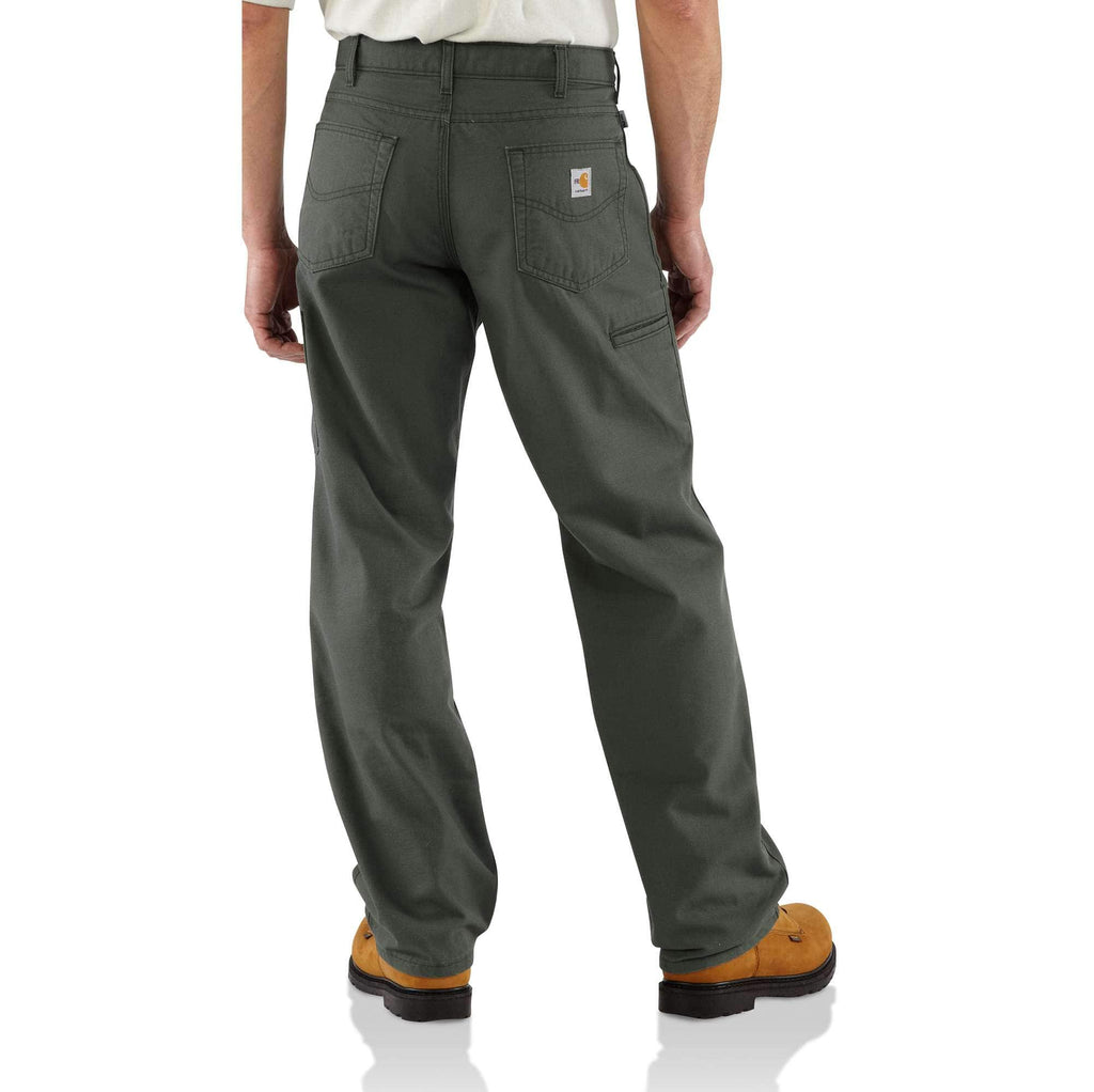 Men's fr loose fit straight leg canvas pants - flame resistant pants 