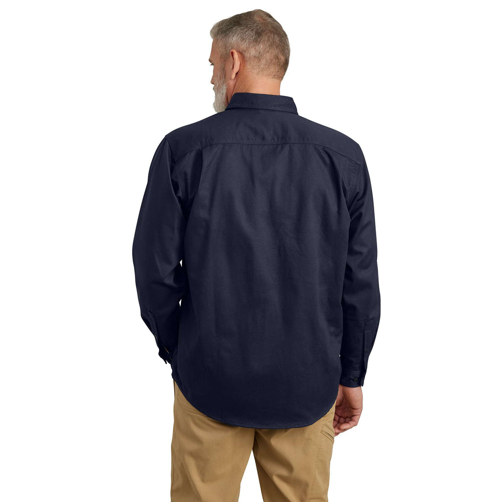 Men's fr loose fit twill long sleeve shirt