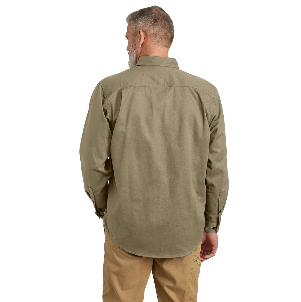Men's fr loose fit twill long sleeve shirt