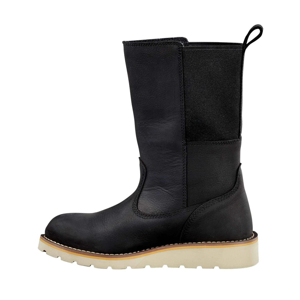 Women's waterproof 10" soft toe wellington wedge boot