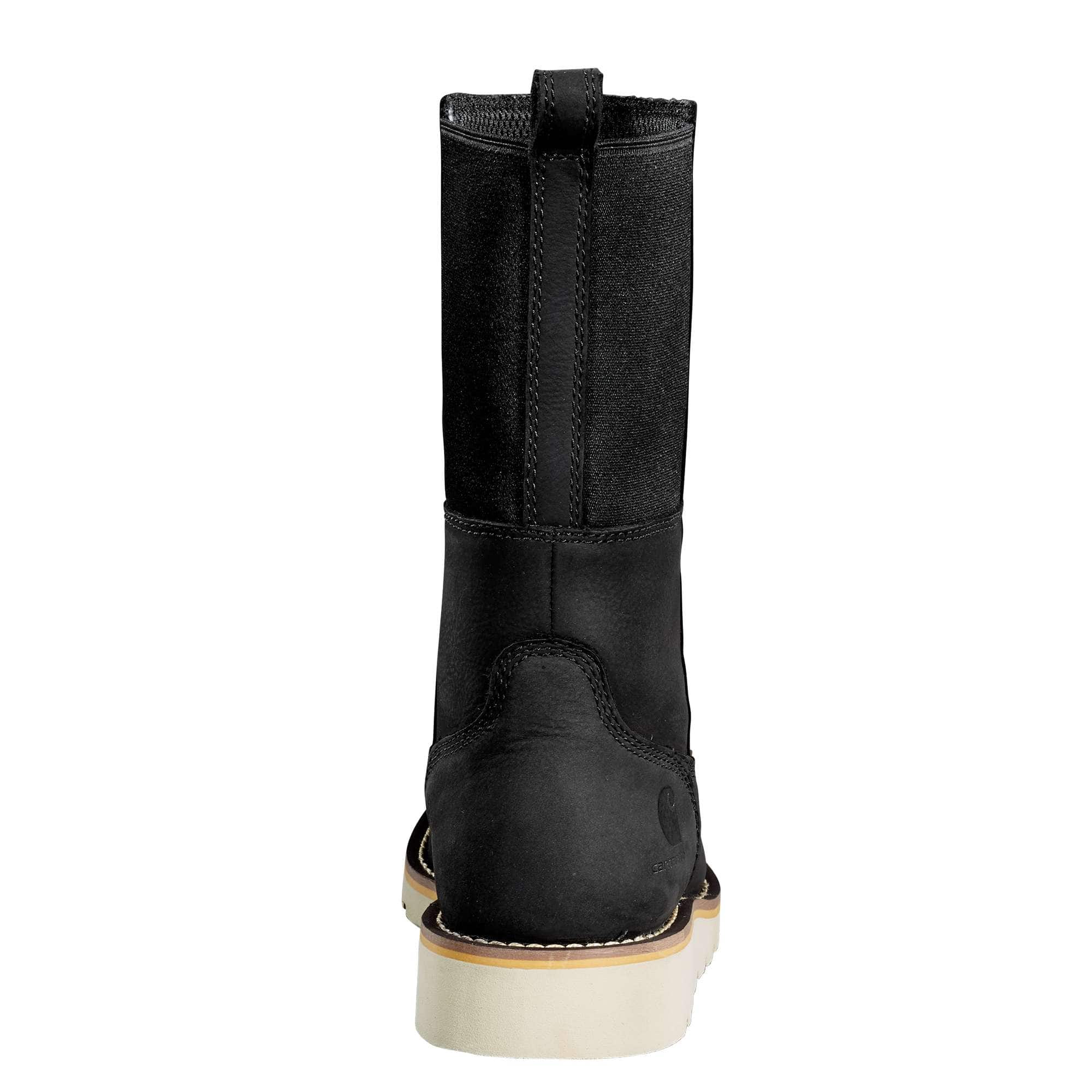Women's waterproof 10" soft toe wellington wedge boot