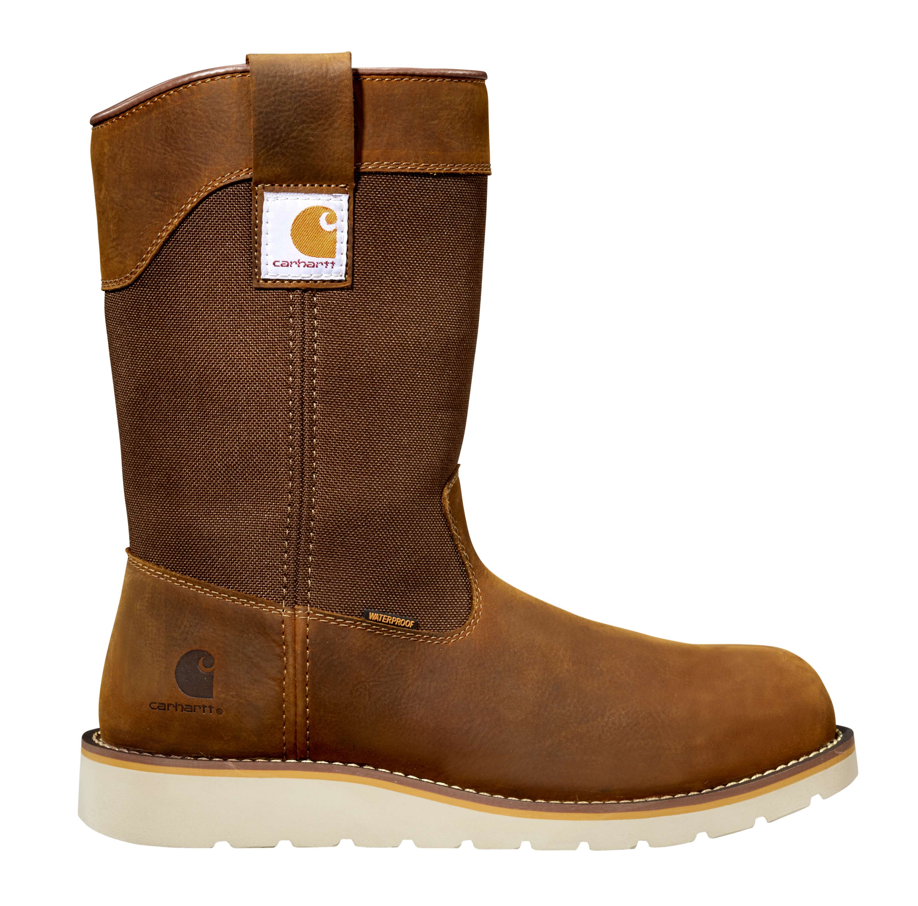 Waterproof 10" soft toe wellington wedge boot