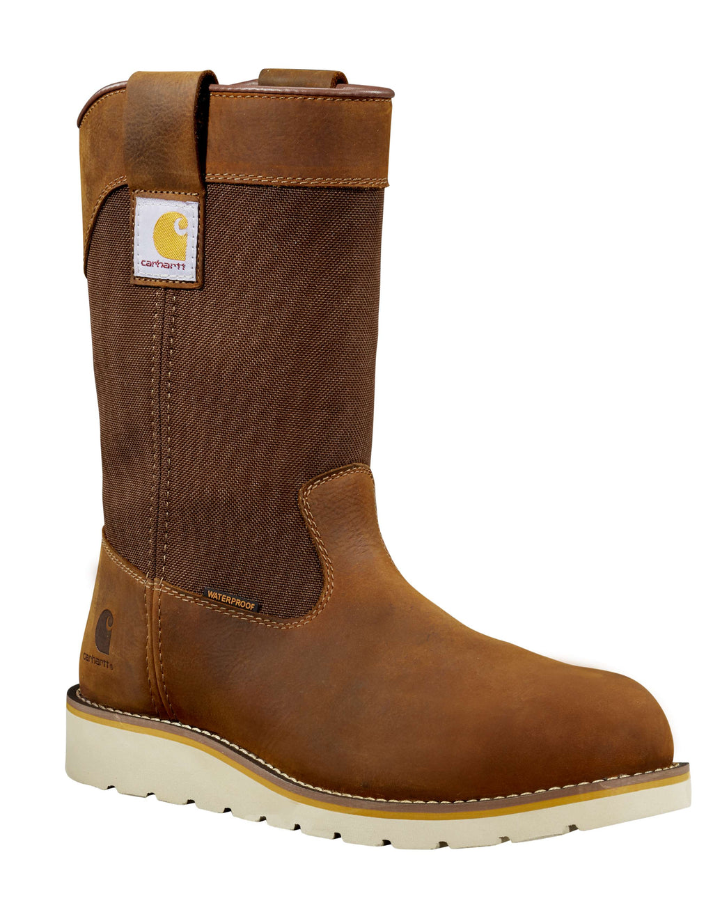 Waterproof 10" soft toe wellington wedge boot