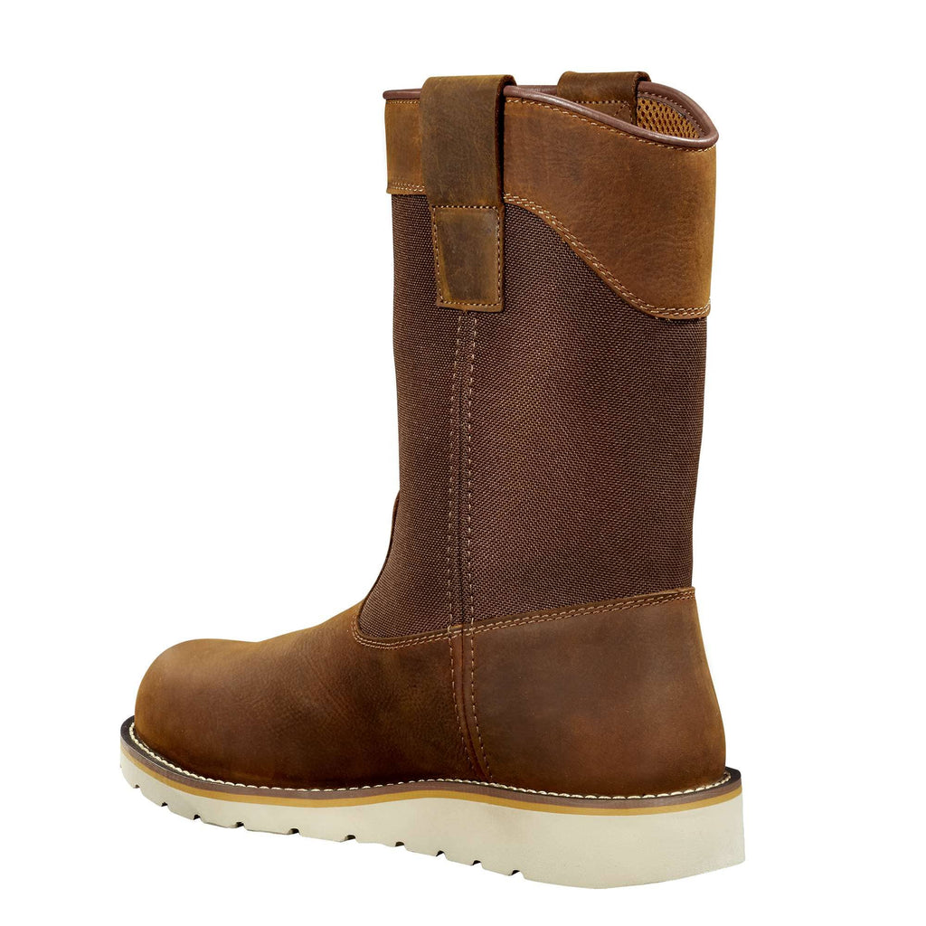Waterproof 10" soft toe wellington wedge boot