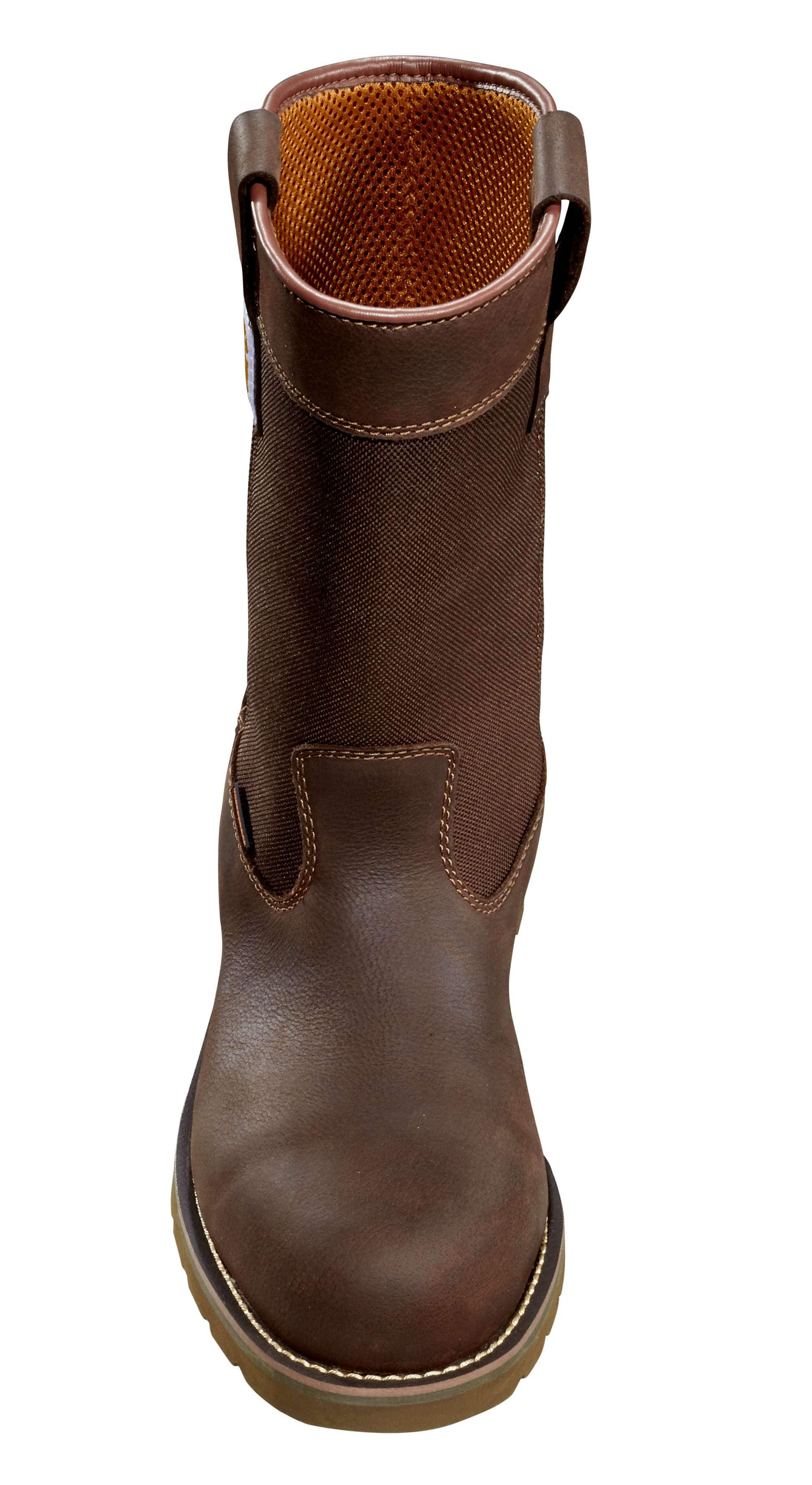 Waterproof 10" steel toe wellington wedge boot