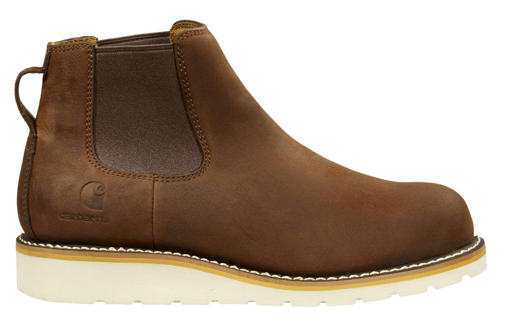 Chelsea steel toe wedge work boot