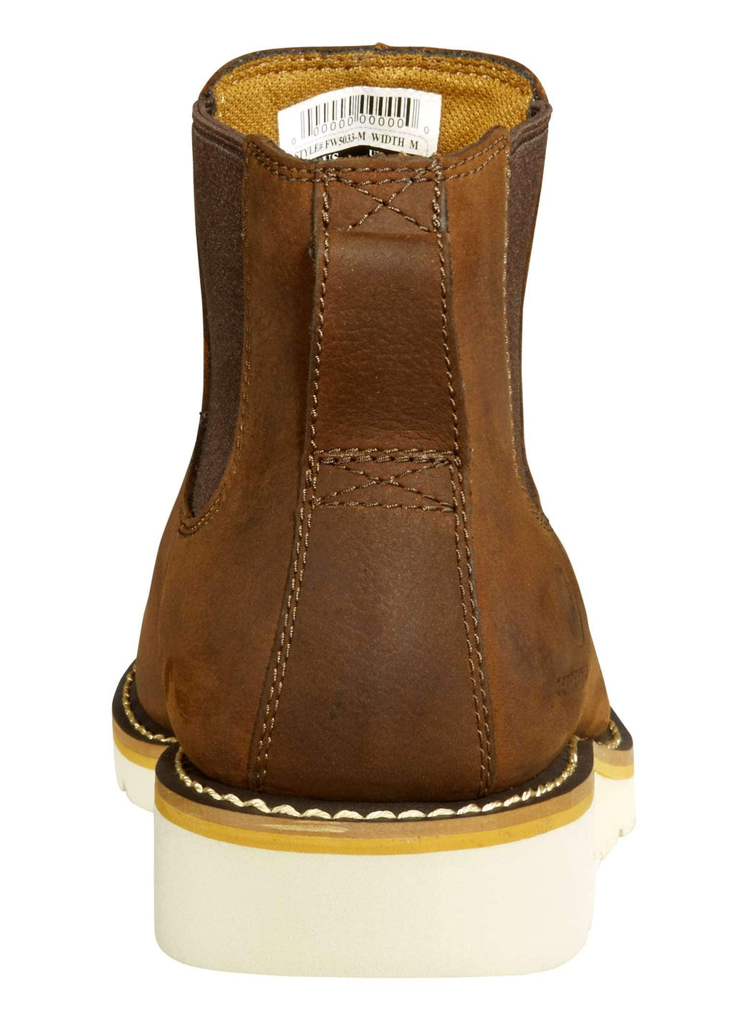 Chelsea steel toe wedge work boot