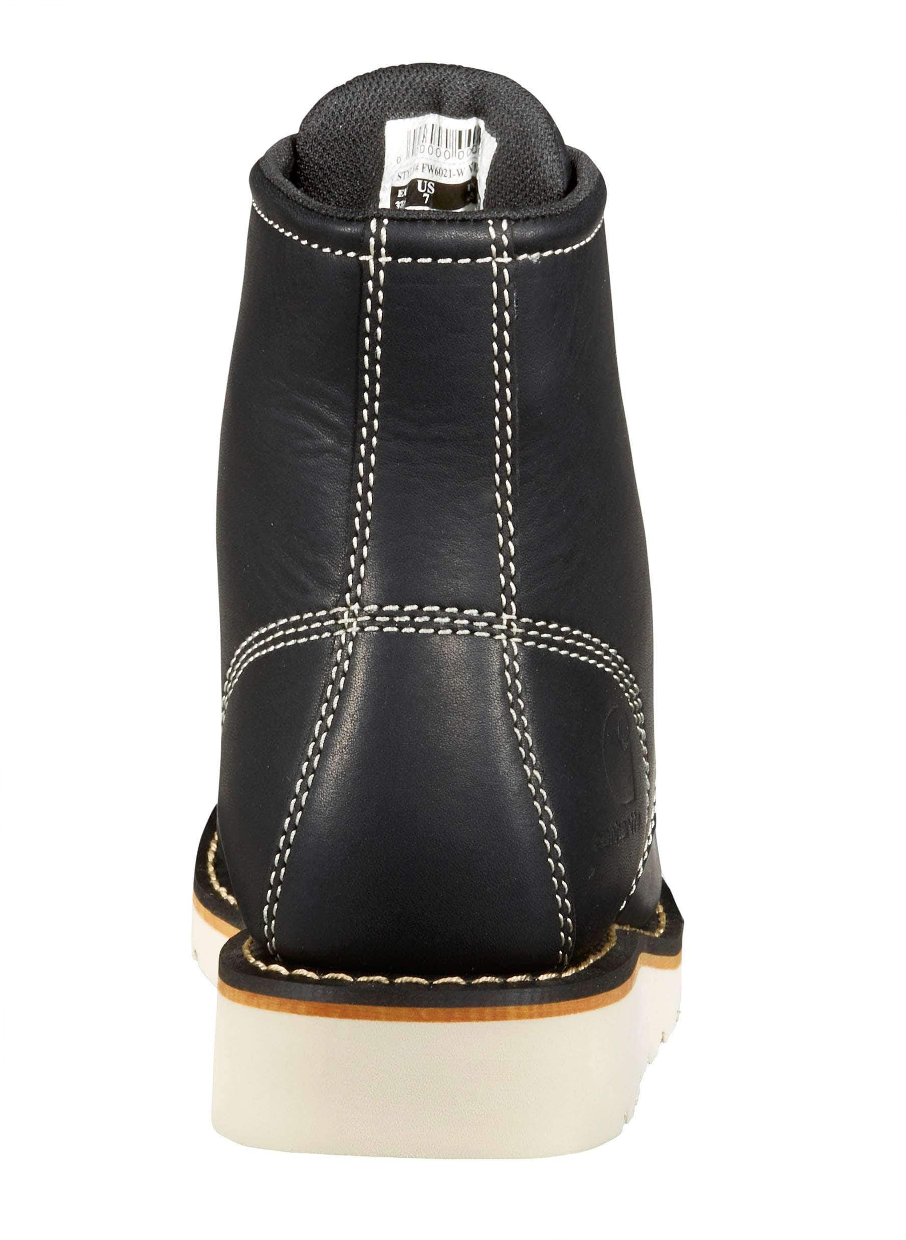 Women's waterproof 6" moc toe wedge boot
