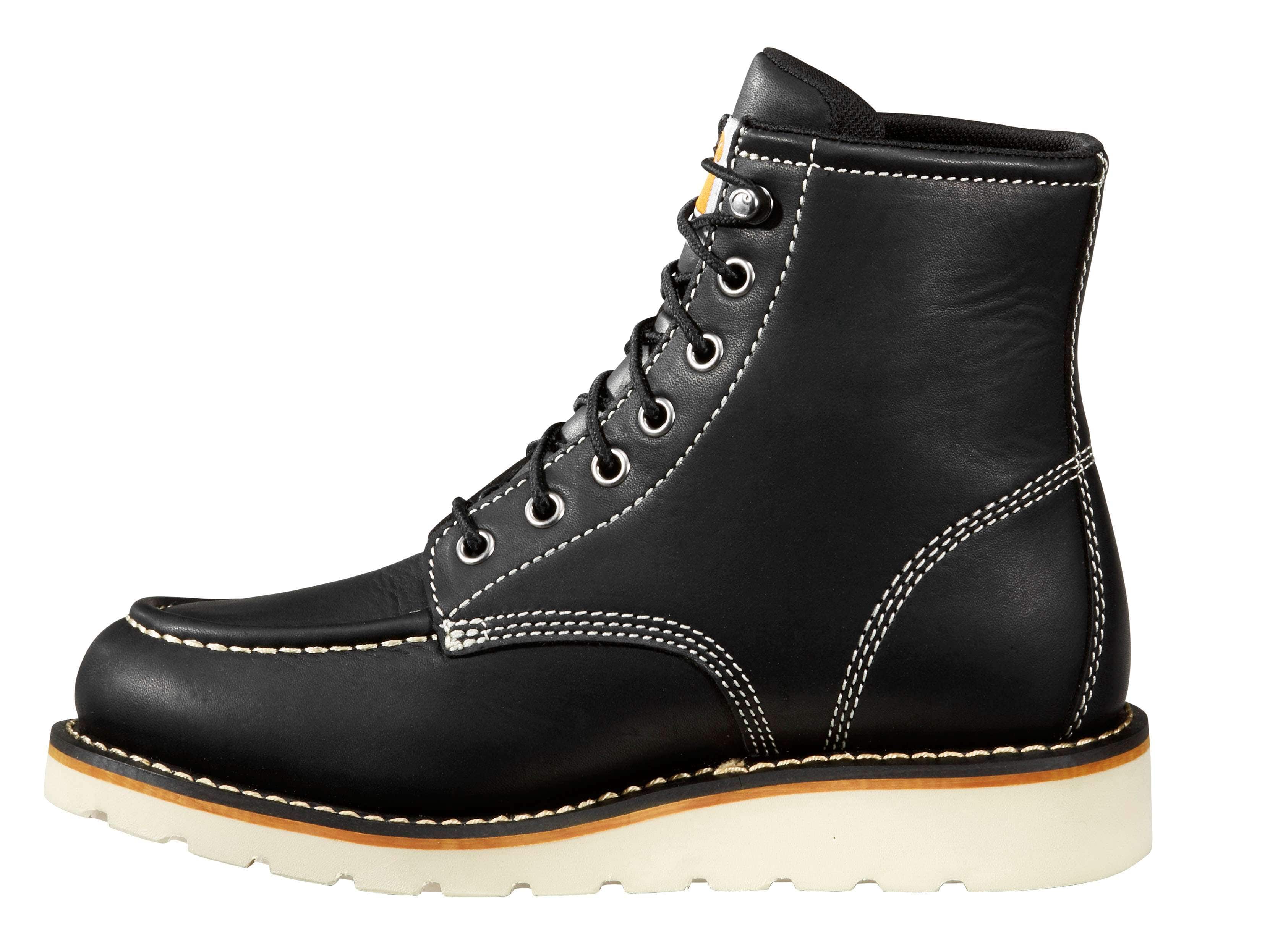 Women's waterproof 6" moc toe wedge boot