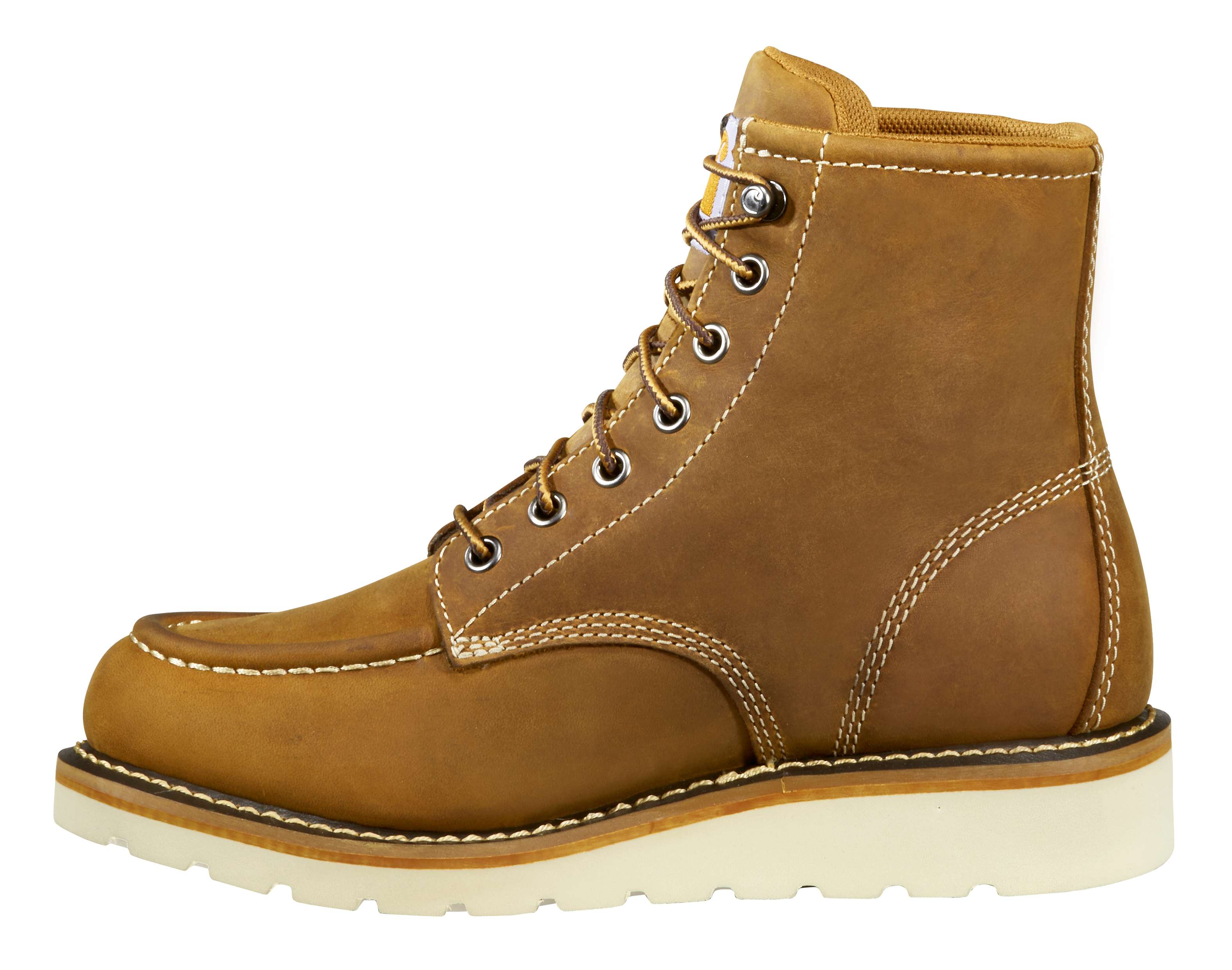 Women's waterproof 6" moc toe wedge boot