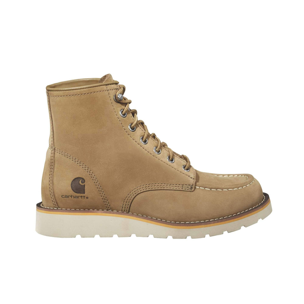 Women's 6" moc toe wedge boot