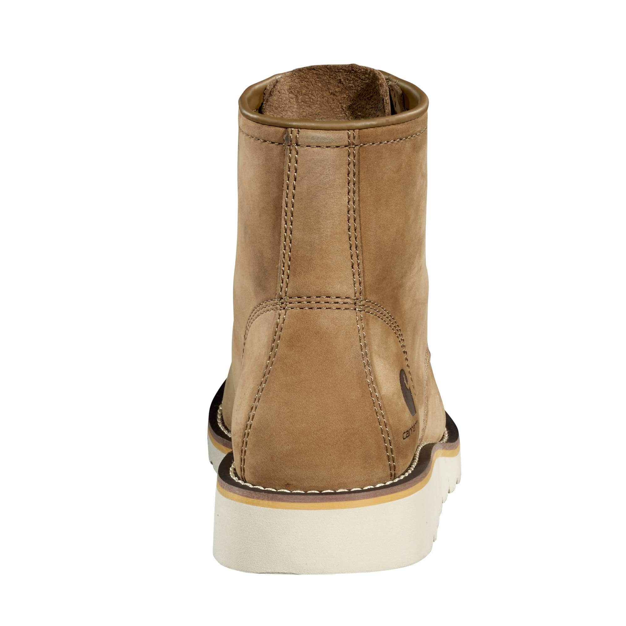 Women's 6" moc toe wedge boot