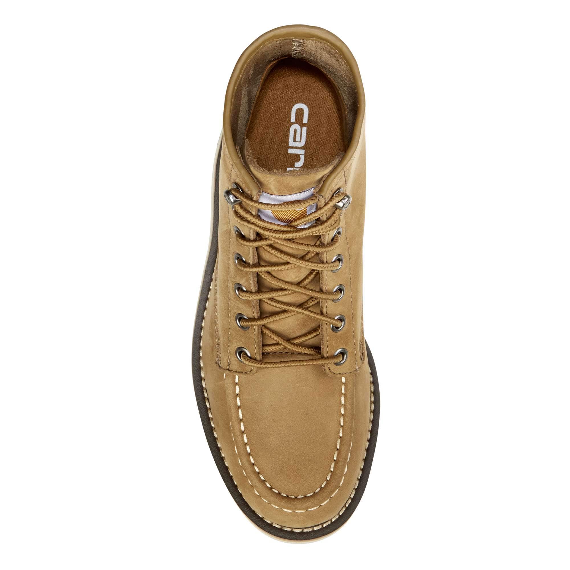 Women's 6" moc toe wedge boot