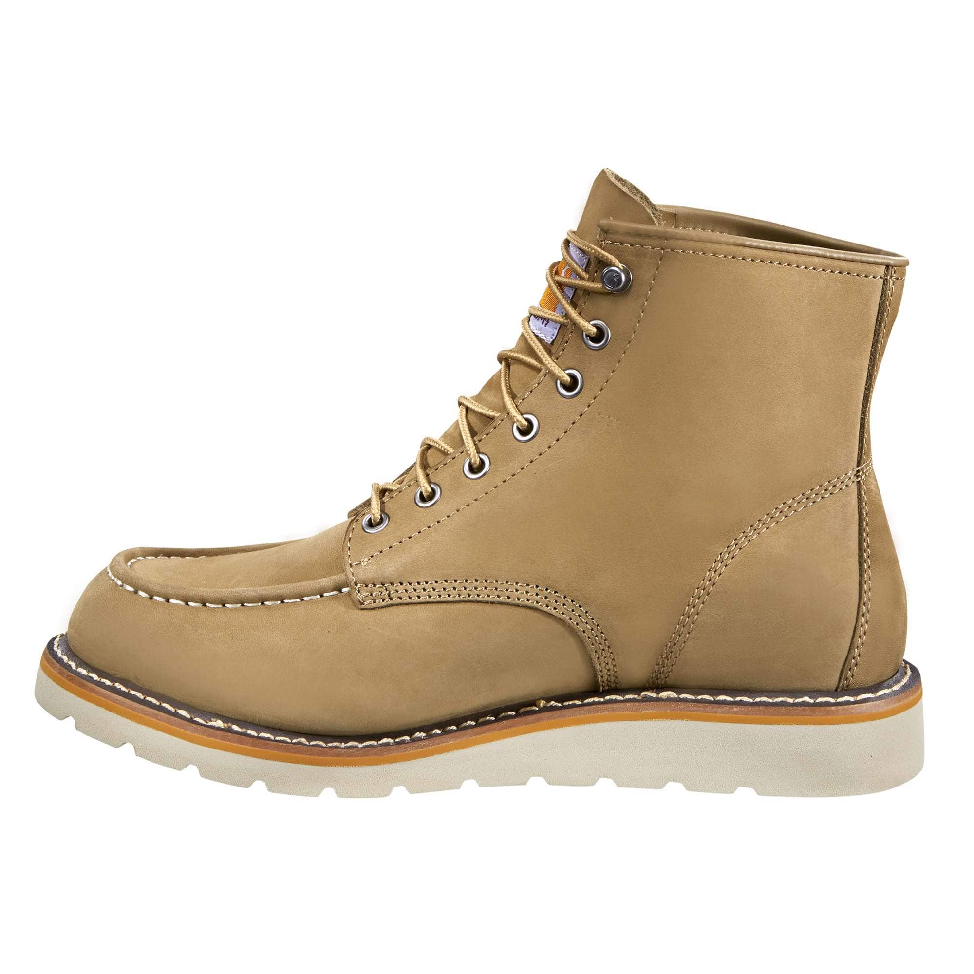 6" moc toe wedge boot