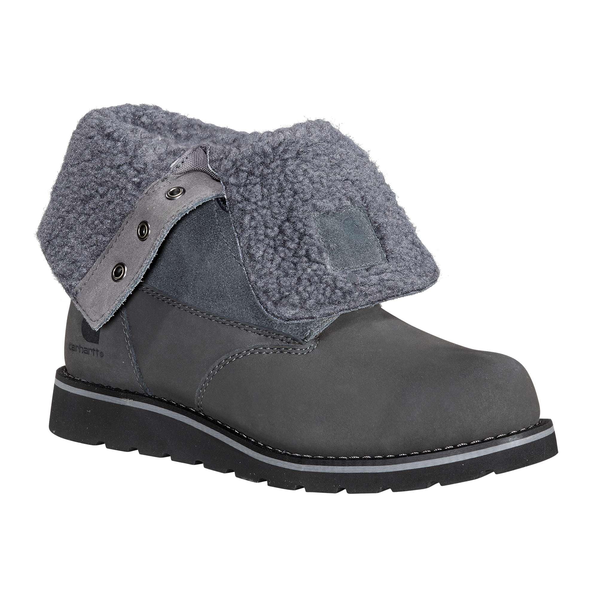 Women's 8" waterproof insulated wedge fold down winter boot