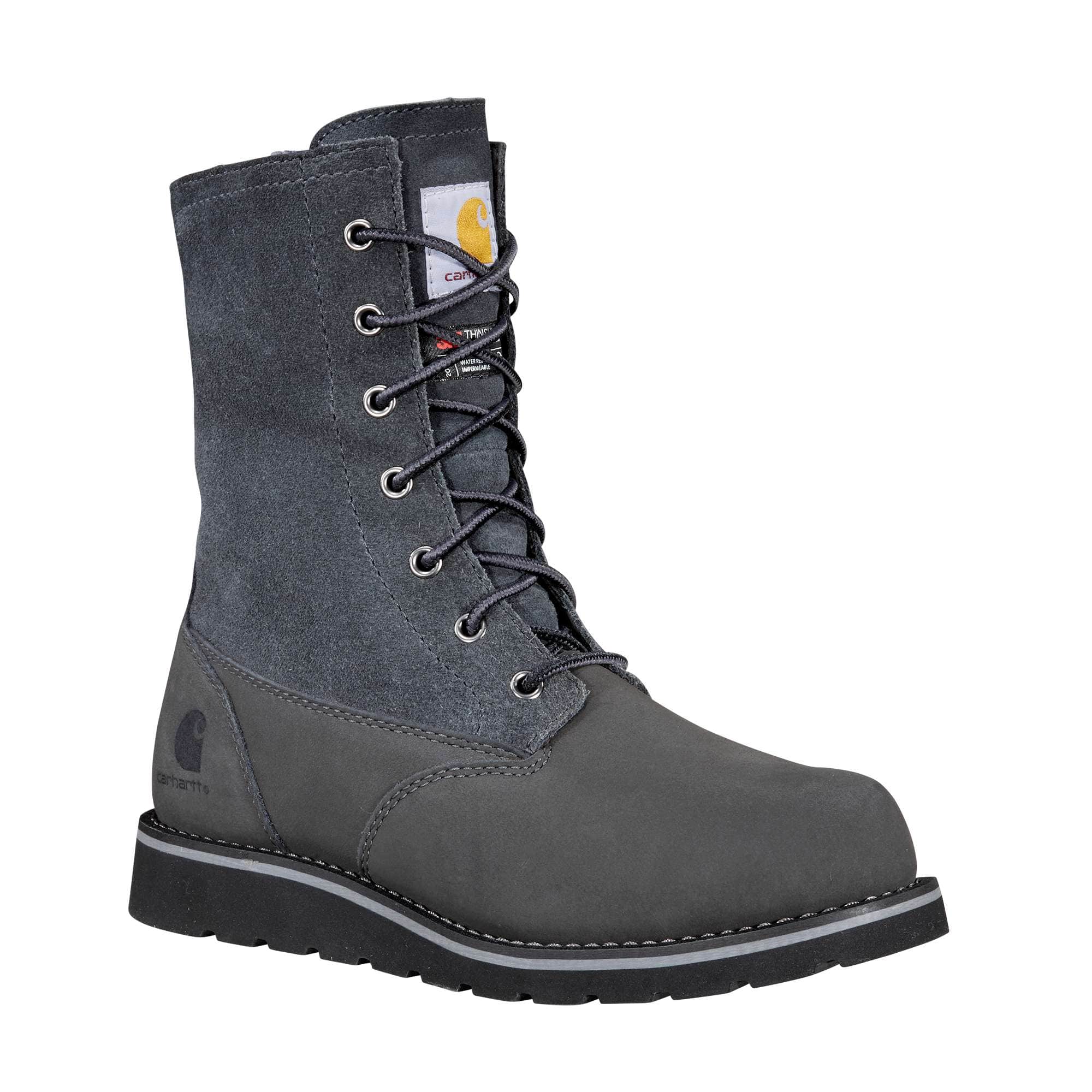 Women's 8" waterproof insulated wedge fold down winter boot