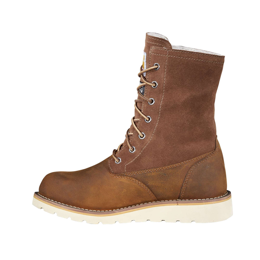 Women's 8" waterproof insulated wedge fold down winter boot