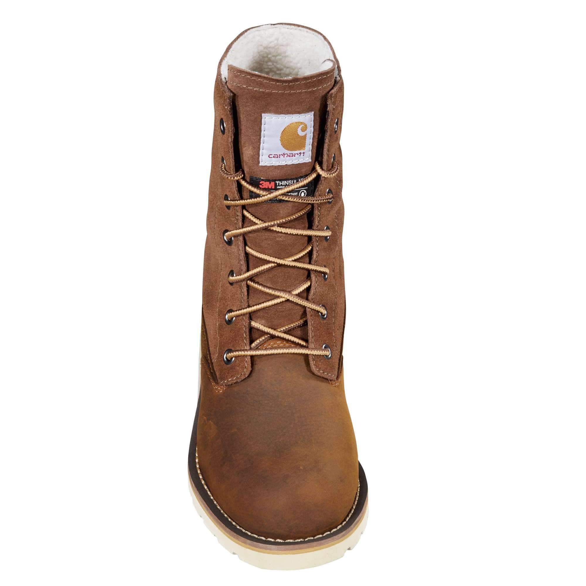 Women's 8" waterproof insulated wedge fold down winter boot
