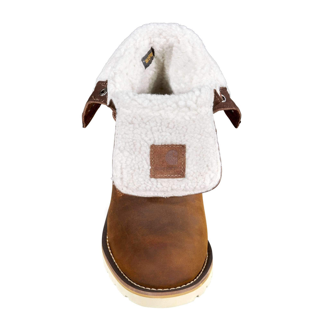 Women's 8" waterproof insulated wedge fold down winter boot