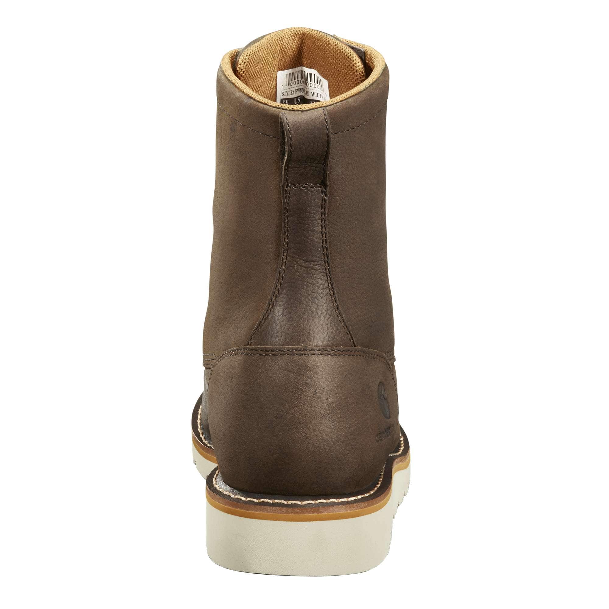 Waterproof 8" moc toe wedge boot