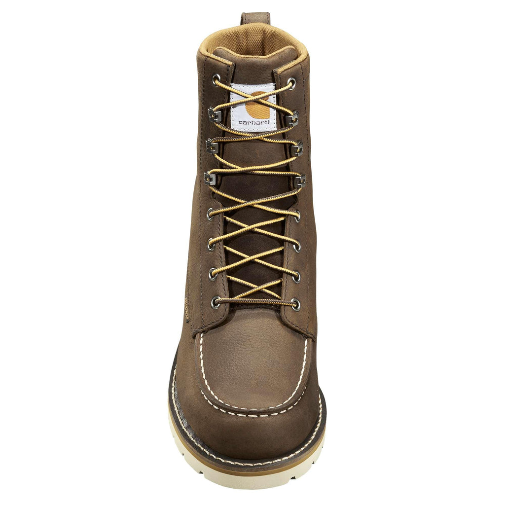 Waterproof 8" moc toe wedge boot