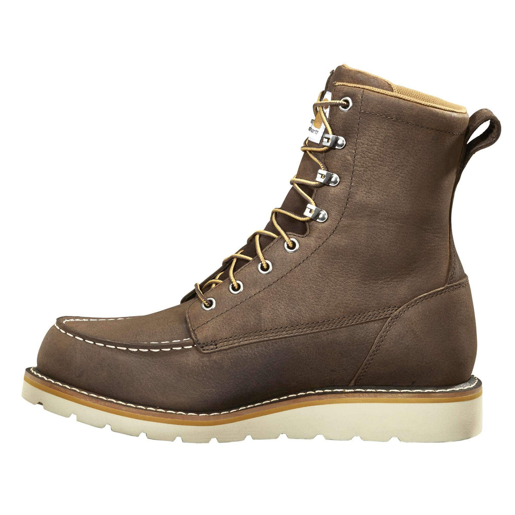 Waterproof 8" moc toe wedge boot