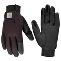 Women's synthetic leather high dexterity
touch sensitive secure cuff glove