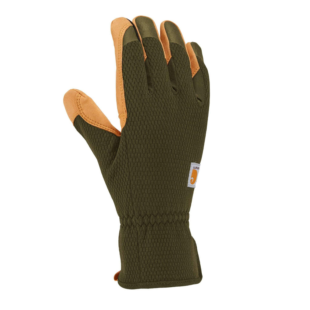Women's high dexterity padded palm touch sensitive long cuff glove