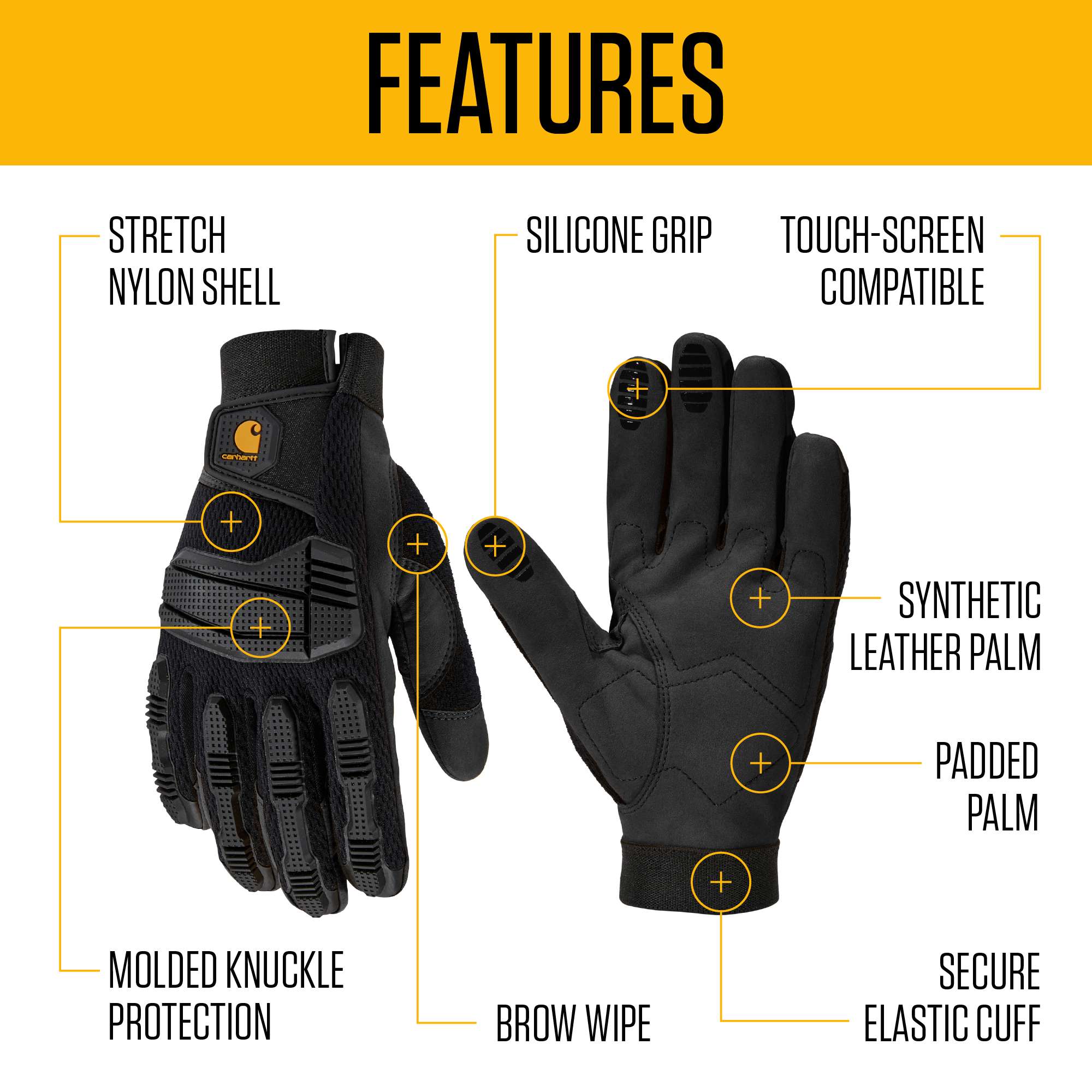 High dexterity protective knuckle guard glove