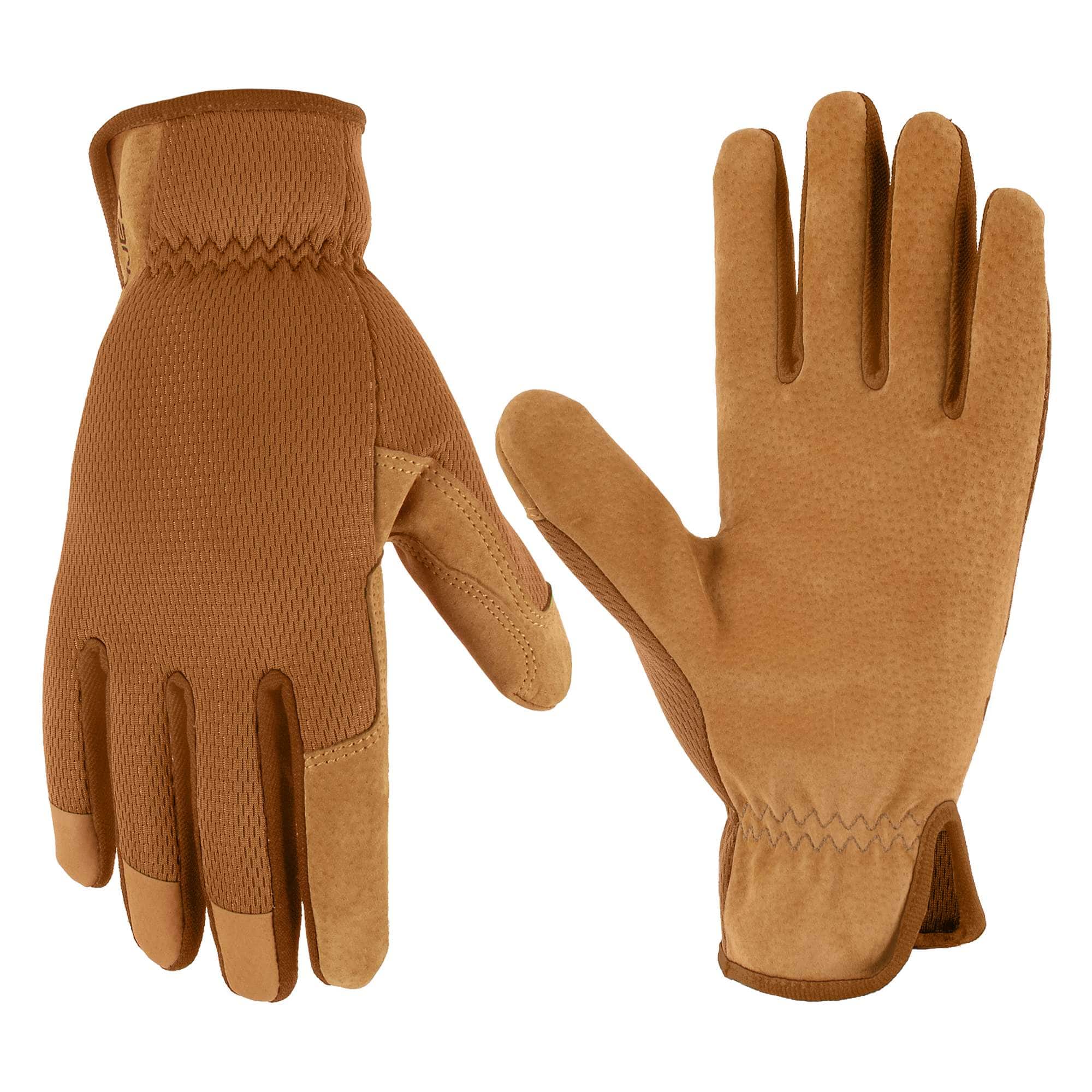 Women's leather high dexterity glove