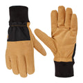 Thermal-lined fleece cuff glove