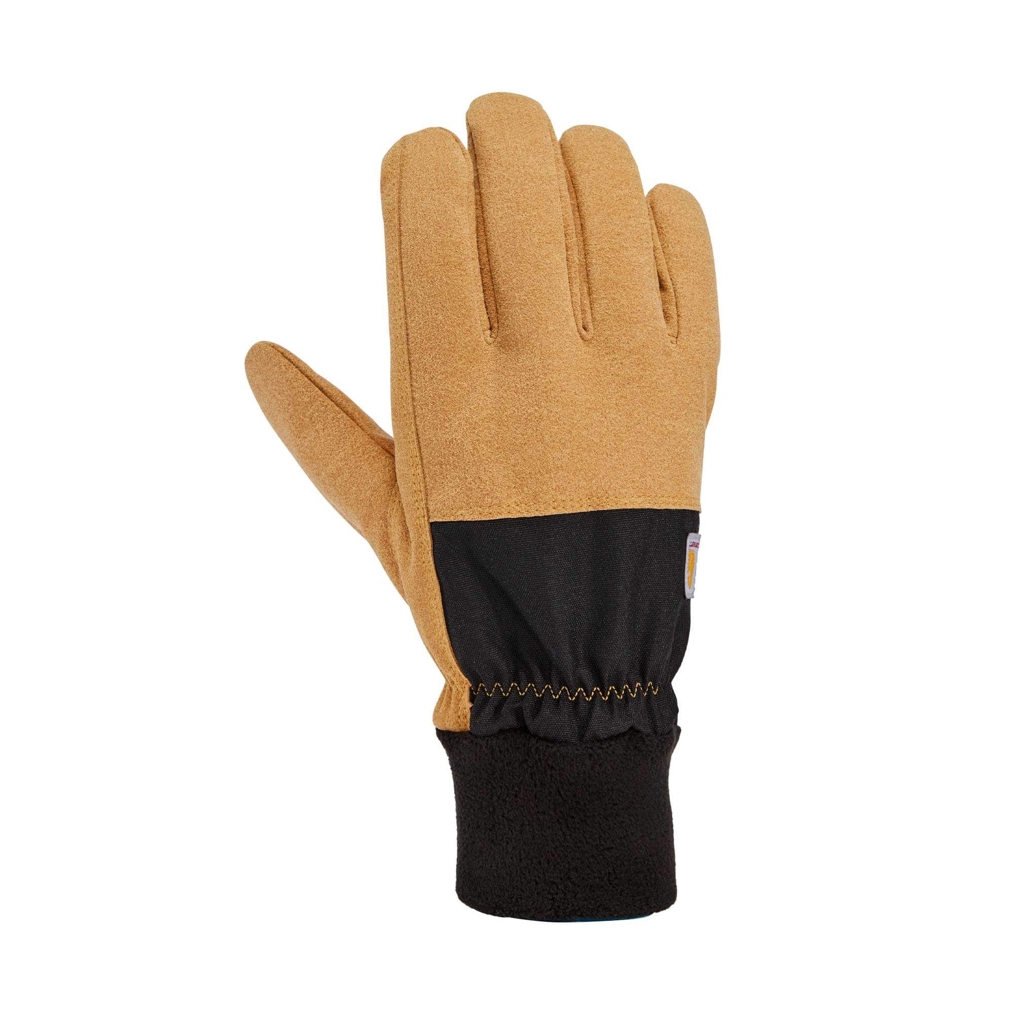 Thermal-lined fleece cuff glove