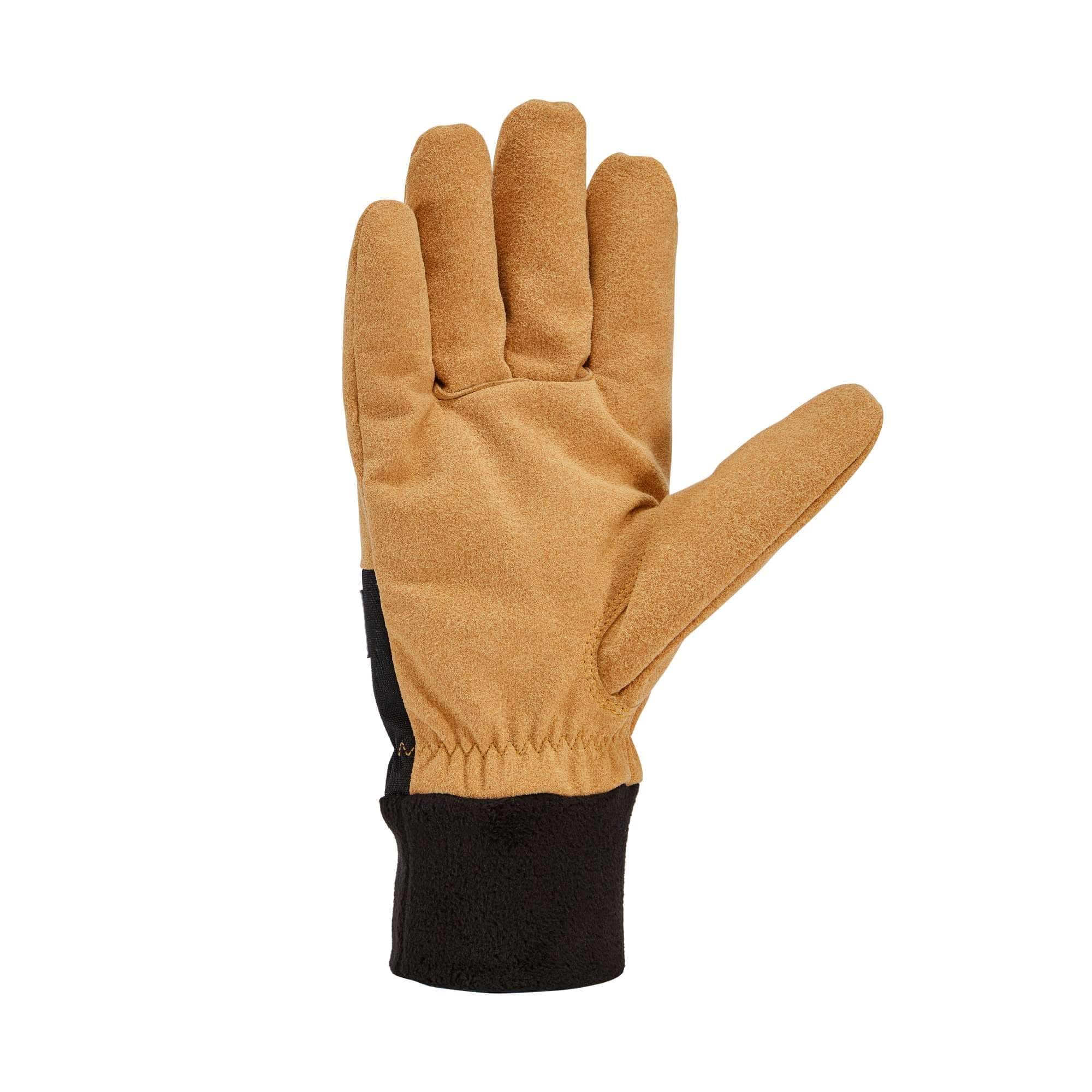 Thermal-lined fleece cuff glove