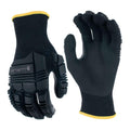 Knuckle guard nitrile glove