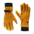 Sherpa-lined leather glove