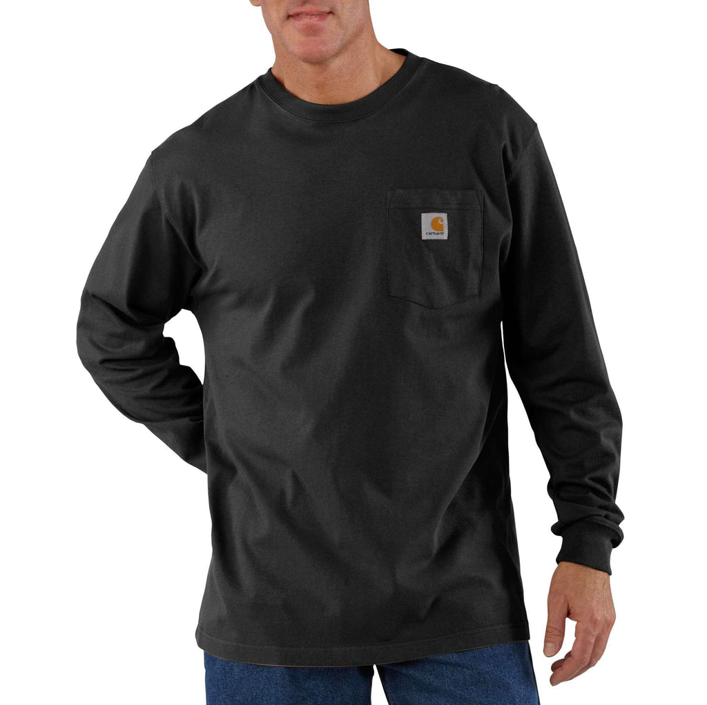 Men's dearborn loose fit heavyweight long sleeve pocket t-shirt 