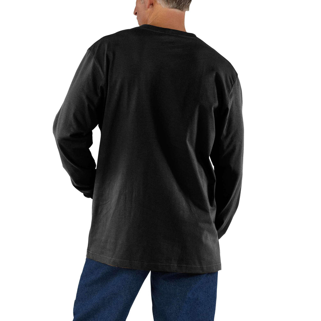 Men's dearborn loose fit heavyweight long sleeve pocket t-shirt 