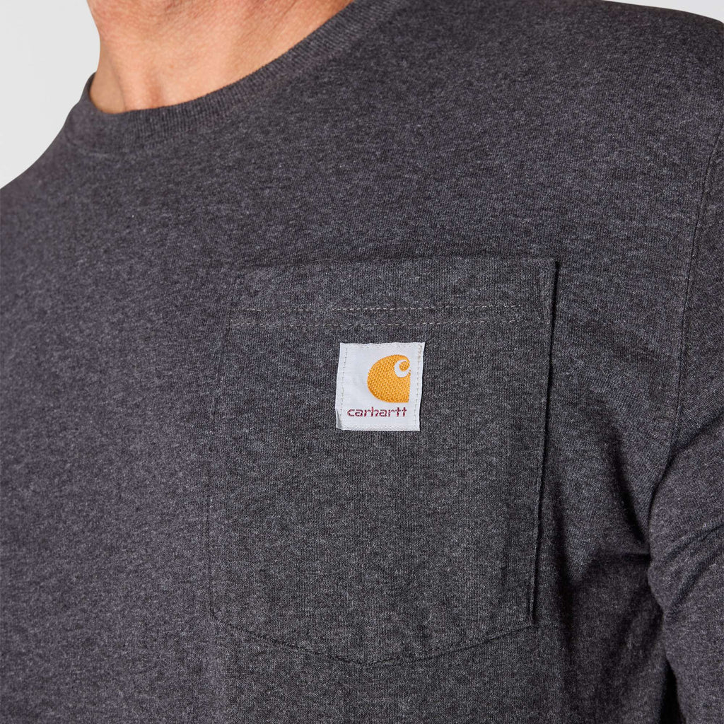 Men's dearborn loose fit heavyweight long sleeve pocket t-shirt 