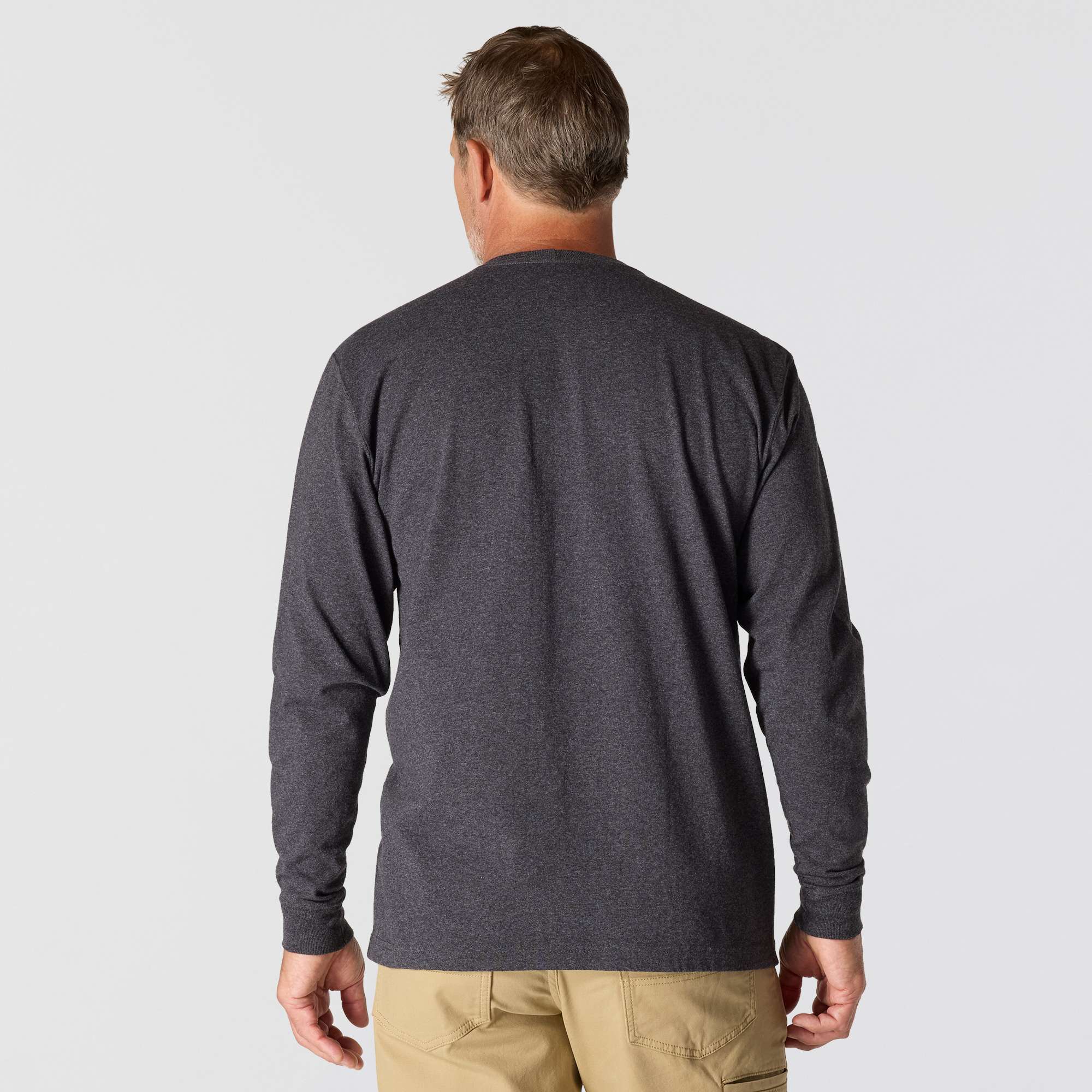 Men's dearborn loose fit heavyweight long sleeve pocket t-shirt 