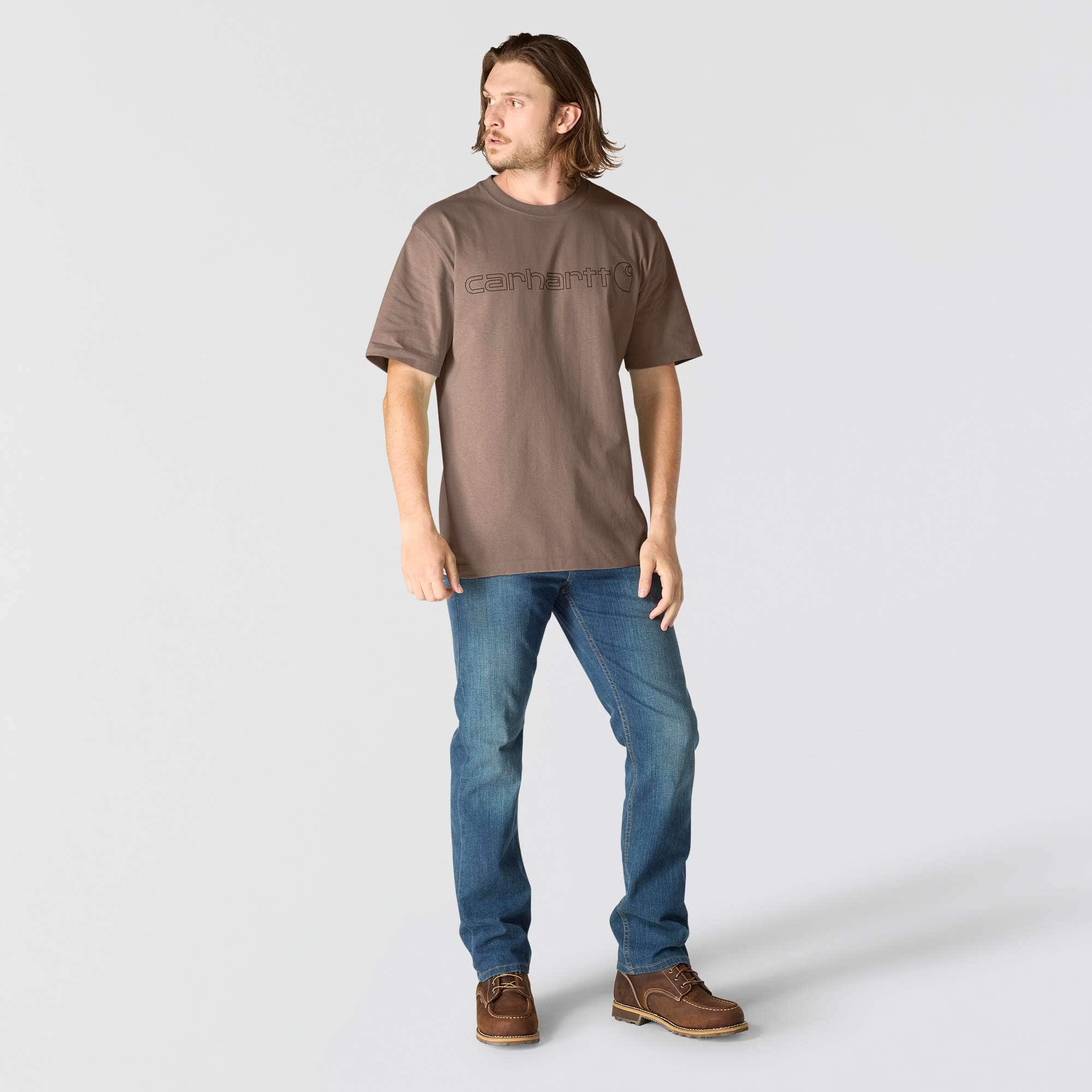 Men's dearborn loose fit heavyweight logo t-shirt 