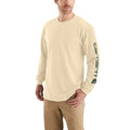 Men's dearborn loose fit heavyweight long sleeve logo t-shirt 