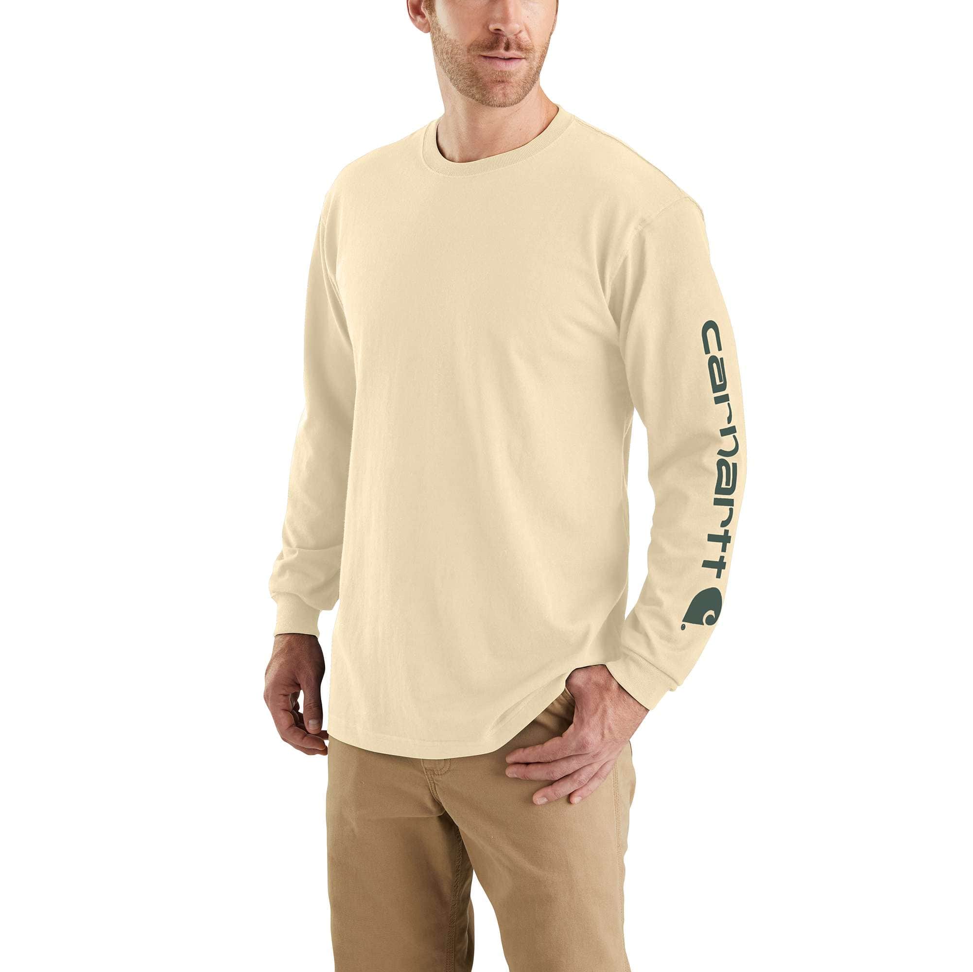 Men's dearborn loose fit heavyweight long sleeve logo t-shirt 