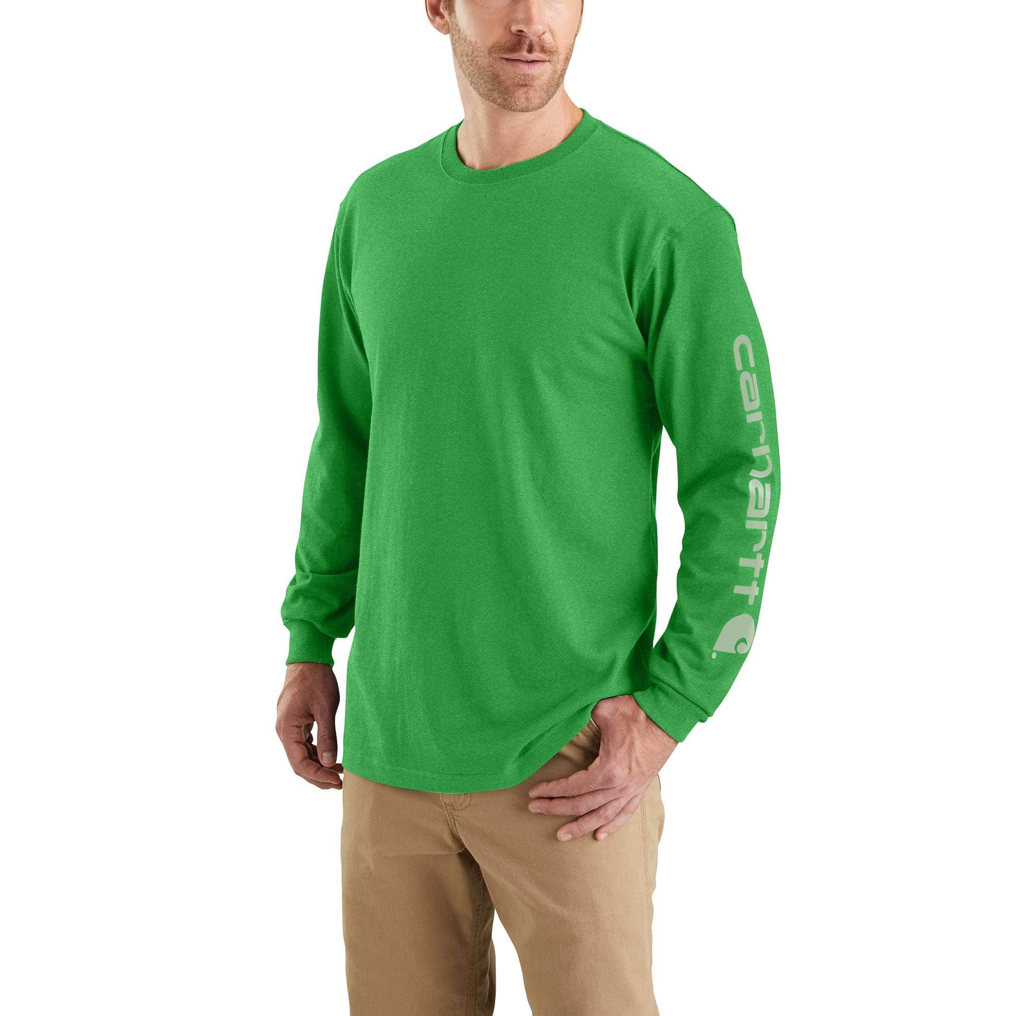Men's dearborn loose fit heavyweight long sleeve logo t-shirt 