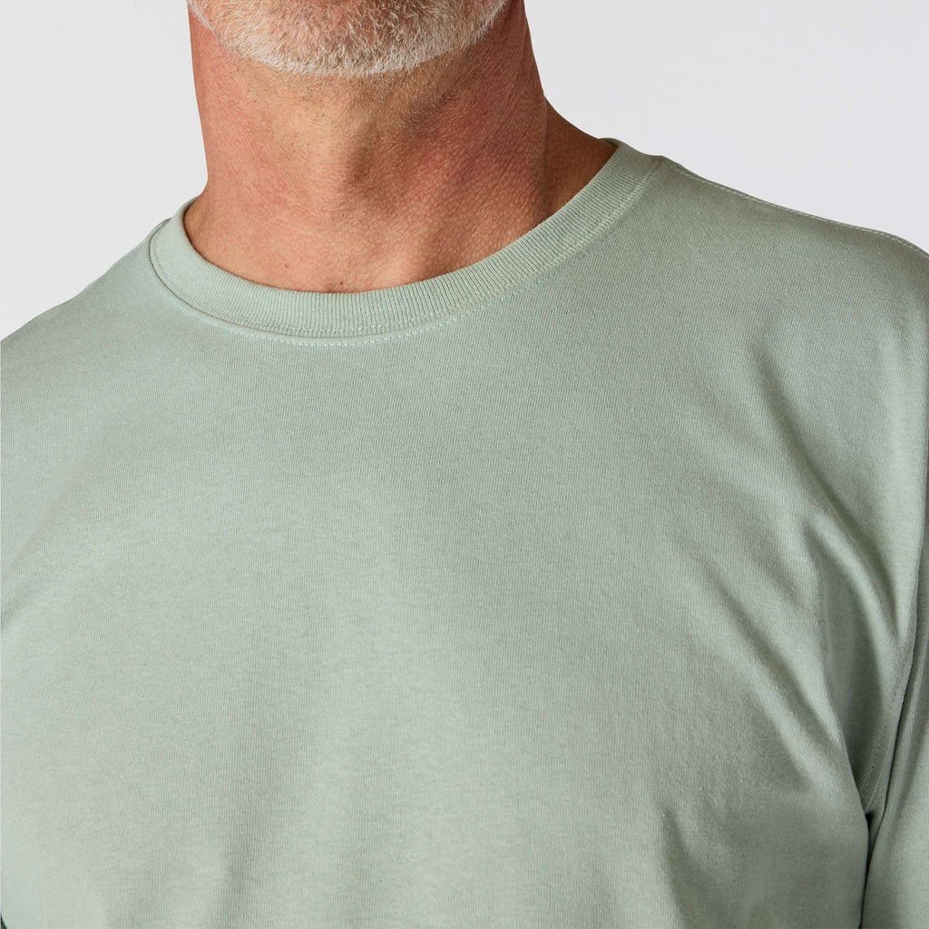 Men's dearborn loose fit heavyweight long sleeve logo t-shirt 