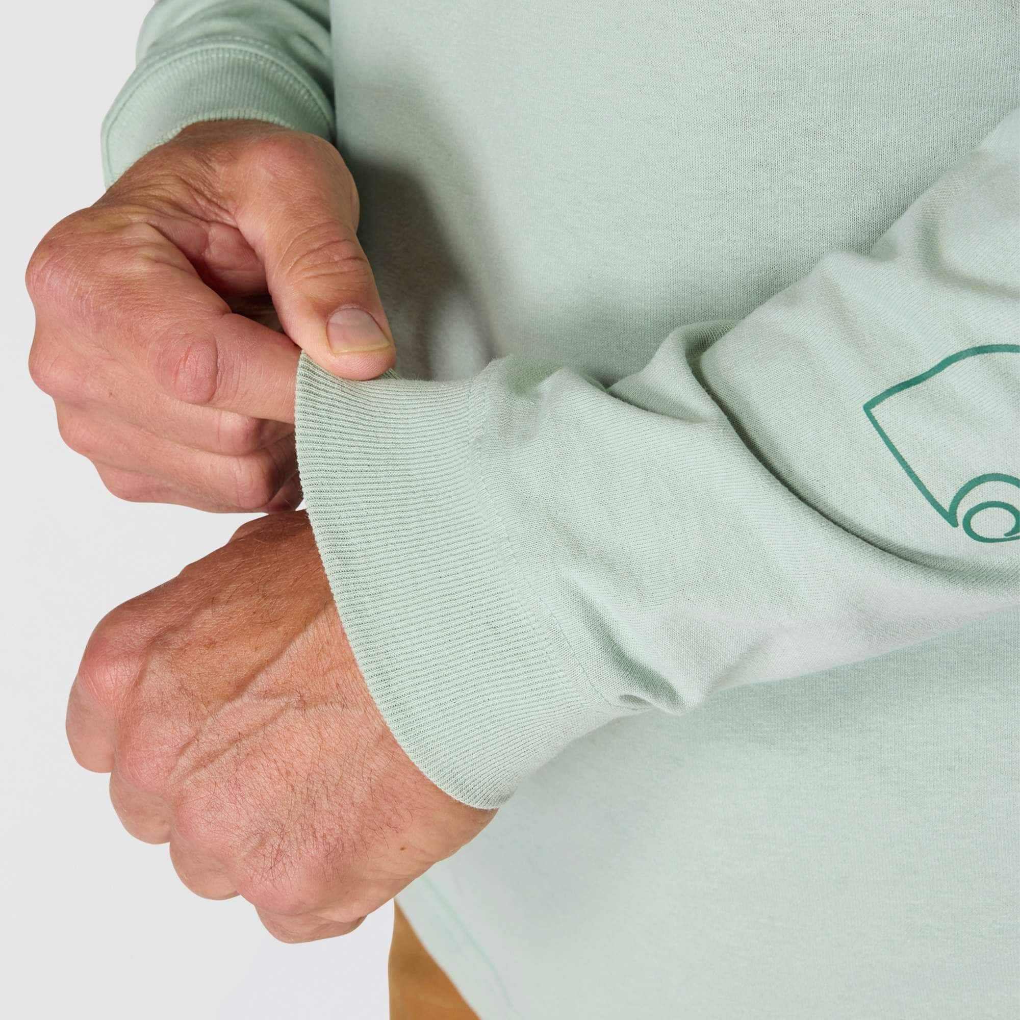 Men's dearborn loose fit heavyweight long sleeve logo t-shirt 