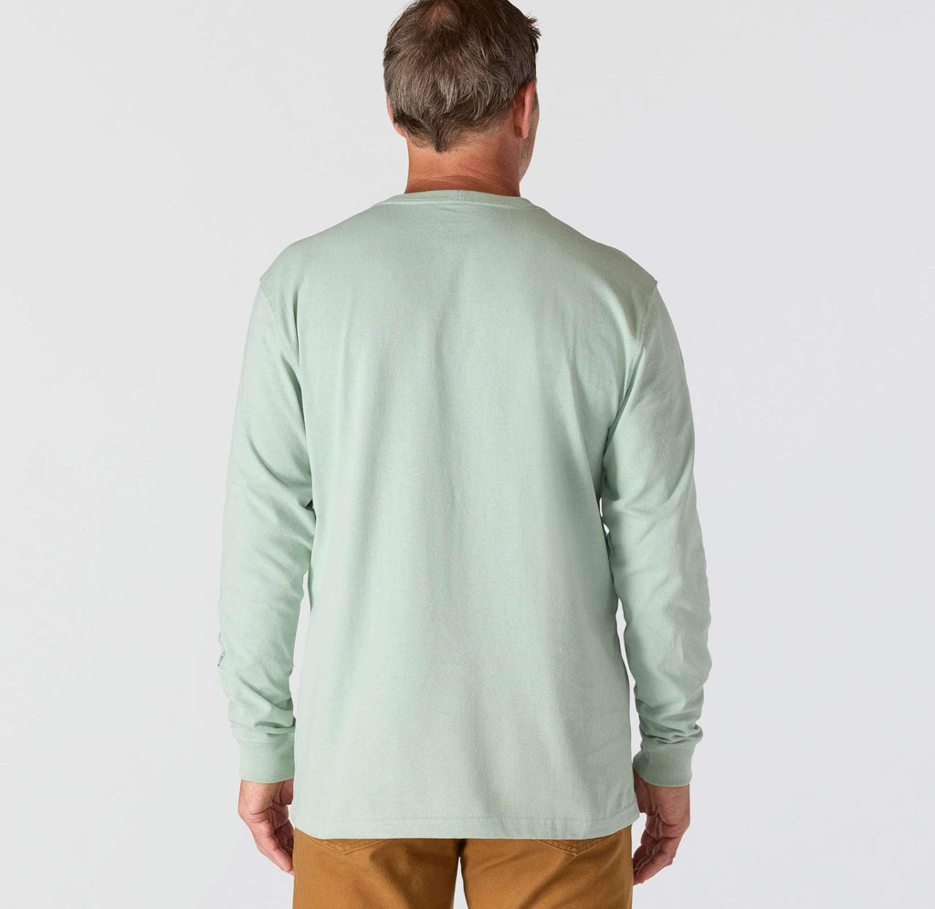 Men's dearborn loose fit heavyweight long sleeve logo t-shirt 